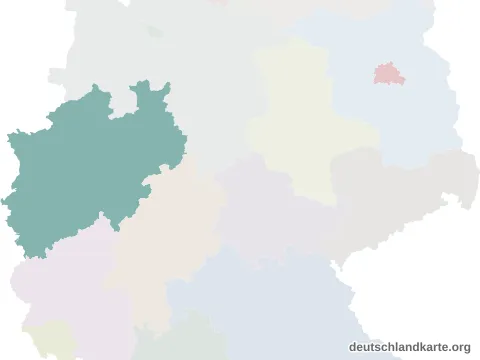 Lagekarte: Hochsauerlandkreis