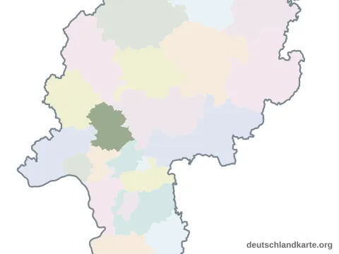 Vorschau: Karte im Bundesland vom Hochtaunuskreis
