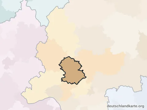 Vorschau: Nachbarkreiskarte vom Hochtaunuskreis