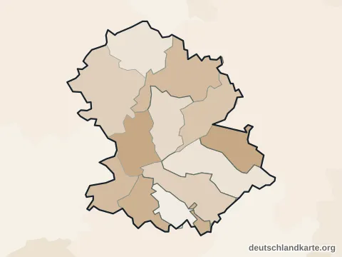 Vorschau: Ortskarte vom Hochtaunuskreis