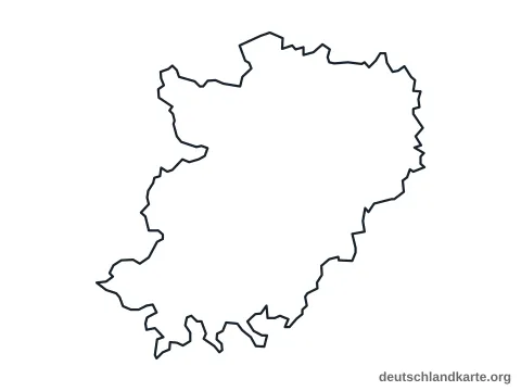 Vorschau: Umrisskarte vom Hohenlohekreis
