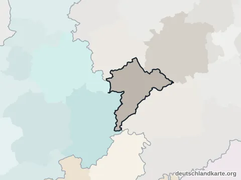 Vorschau: Nachbarkreiskarte vom Landkreis Holzminden