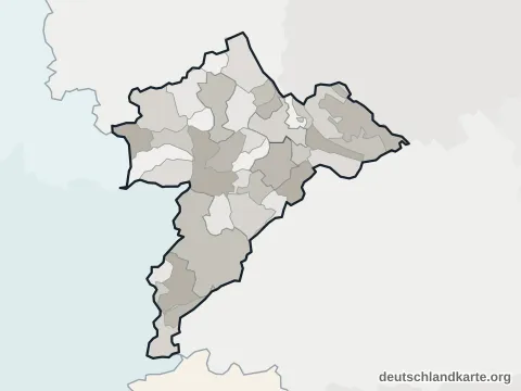 Vorschau: Ortskarte vom Landkreis Holzminden