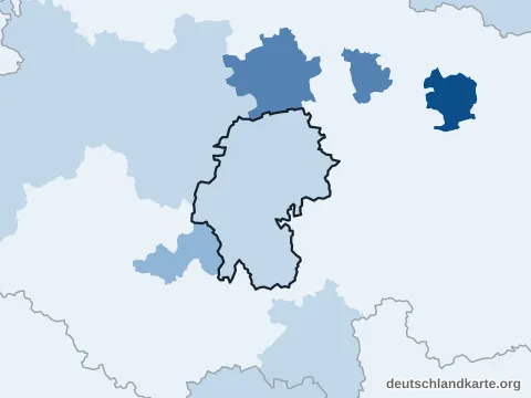 Vorschau: Bevölkerungsdichte vom Ilm-Kreis