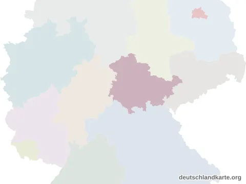Vorschau: Lagekarte vom Ilm-Kreis