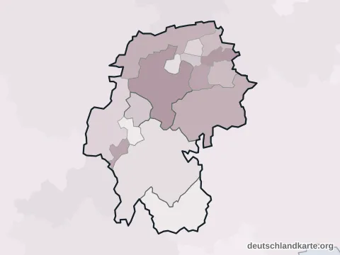 Vorschau: Ortskarte vom Ilm-Kreis