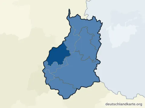 Vorschau: Einwohnerkarte vom Landkreis Jerichower Land
