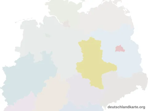 Vorschau: Lagekarte vom Landkreis Jerichower Land
