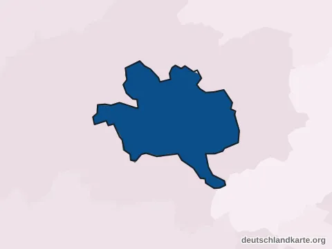 Vorschau: Einwohnerkarte von der kreisfreien Stadt Kaiserslautern