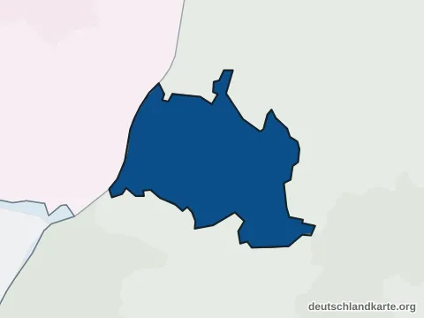 Vorschau: Einwohnerkarte vom Stadtkreis Karlsruhe