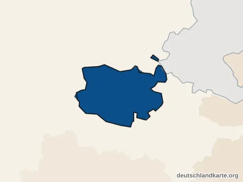 Vorschau: Einwohnerkarte von der kreisfreien Stadt Kassel
