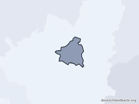 Vorschau: Ortskarte von der kreisfreien Stadt Kaufbeuren