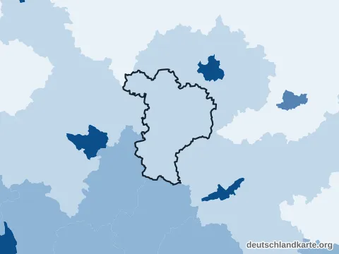 Vorschau: Bevölkerungsdichte vom Landkreis Kelheim