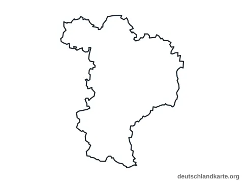 Vorschau: Umrisskarte vom Landkreis Kelheim