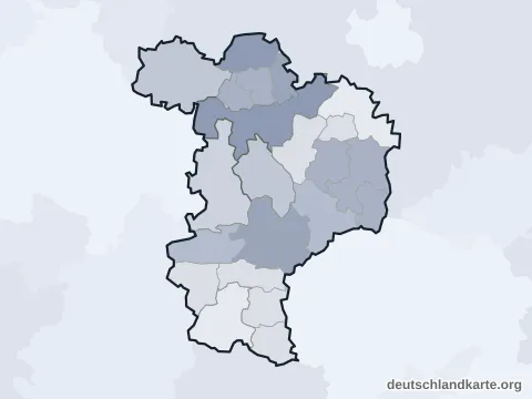 Vorschau: Verwaltungsgliederung vom Landkreis Kelheim