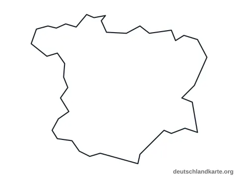 Vorschau: Umrisskarte von der kreisfreien Stadt Kempten (Allgäu)
