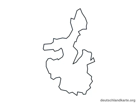Vorschau: Umrisskarte von der kreisfreien Stadt Kiel