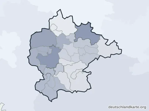 Vorschau: Verwaltungsgliederung vom Landkreis Kitzingen