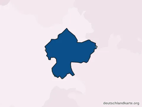 Vorschau: Einwohnerkarte von der kreisfreien Stadt Koblenz