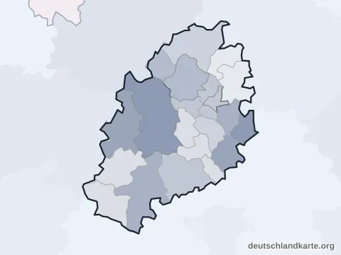 Vorschau: Verwaltungsgliederung vom Landkreis Kulmbach