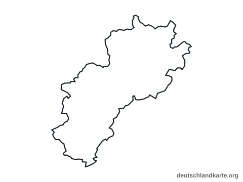 Vorschau: Umrisskarte vom Landkreis Kusel