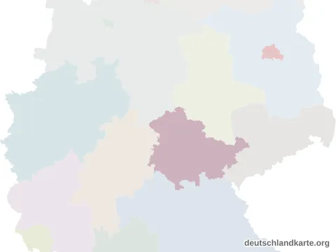 Vorschau: Lagekarte vom Kyffhäuserkreis