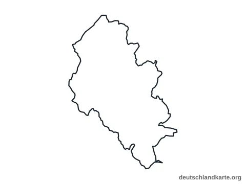 Vorschau: Umrisskarte vom Lahn-Dill-Kreis
