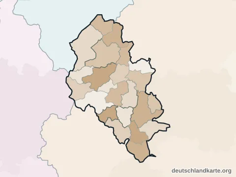 Vorschau: Verwaltungsgliederung vom Lahn-Dill-Kreis