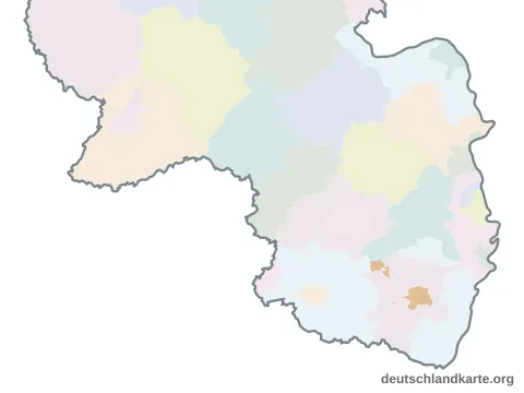 Vorschau: Karte im Bundesland von der kreisfreien Stadt Landau in der Pfalz