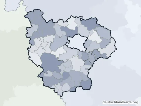 Verwaltungsgliederung: Landkreis Ansbach