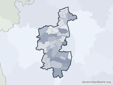 Vorschau: Verwaltungsgliederung vom Landkreis Augsburg