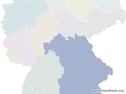 Vorschau: Lagekarte vom Landkreis Bamberg