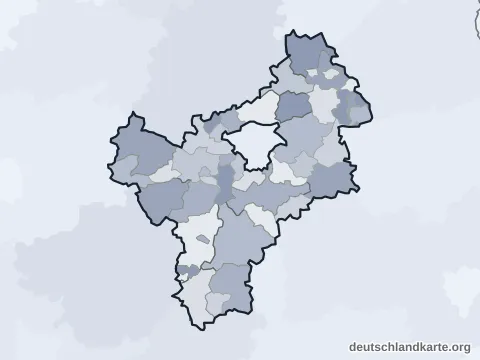 Vorschau: Ortskarte vom Landkreis Bayreuth