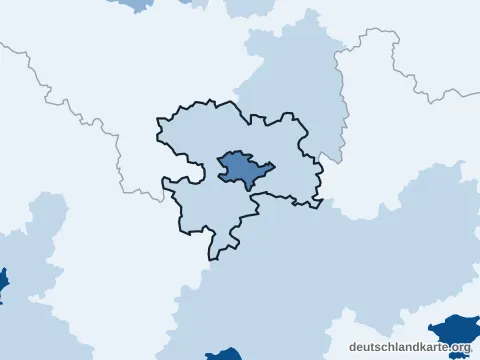 Vorschau: Bevölkerungsdichte vom Landkreis Coburg