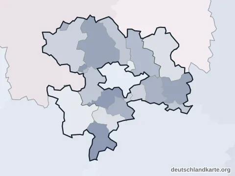 Vorschau: Verwaltungsgliederung vom Landkreis Coburg