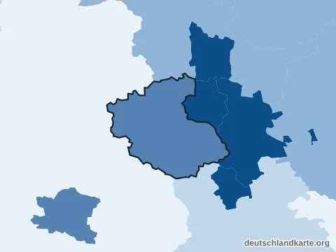 Vorschau: Bevölkerungsdichte vom Landkreis Fürth