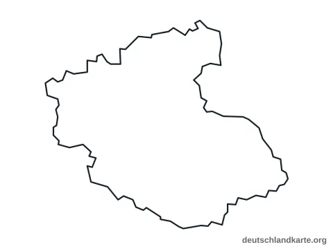 Vorschau: Umrisskarte vom Landkreis Fürth