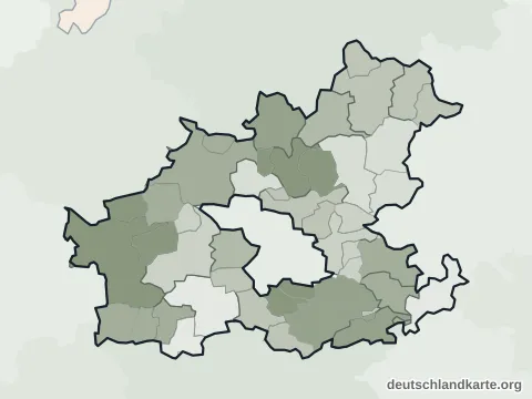 Vorschau: Verwaltungsgliederung vom Landkreis Heilbronn