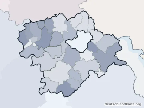 Vorschau: Verwaltungsgliederung vom Landkreis Hof