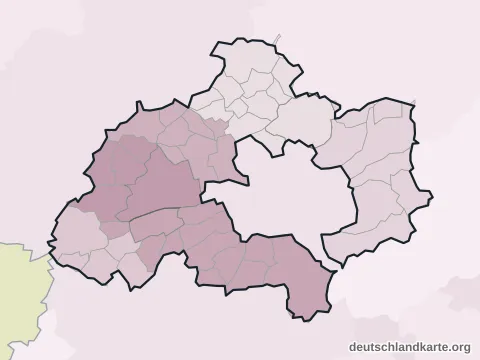 Vorschau: Verwaltungsgliederung vom Landkreis Kaiserslautern
