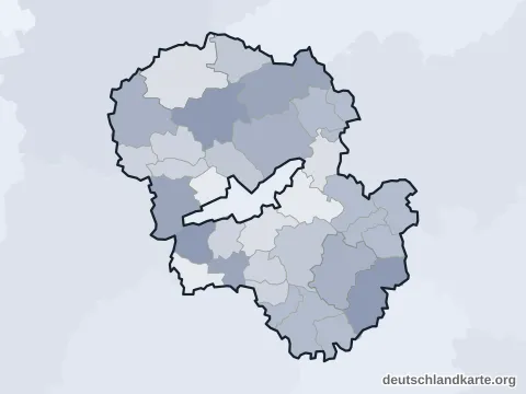 Vorschau: Verwaltungsgliederung vom Landkreis Landshut