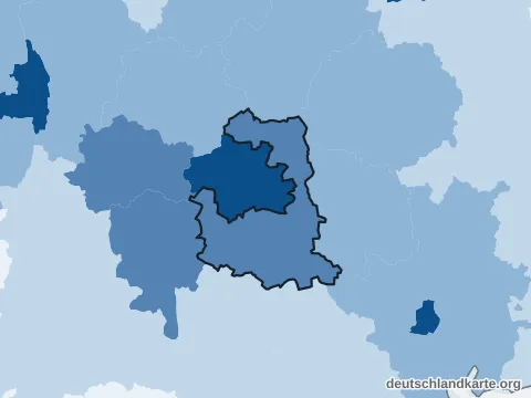Vorschau: Bevölkerungsdichte vom Landkreis München