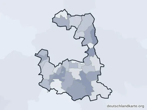 Vorschau: Verwaltungsgliederung vom Landkreis München