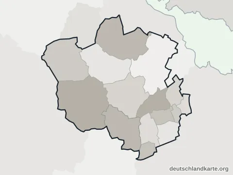 Vorschau: Ortskarte vom Landkreis Oldenburg