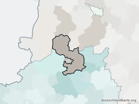Vorschau: Nachbarkreiskarte vom Landkreis Osnabrück