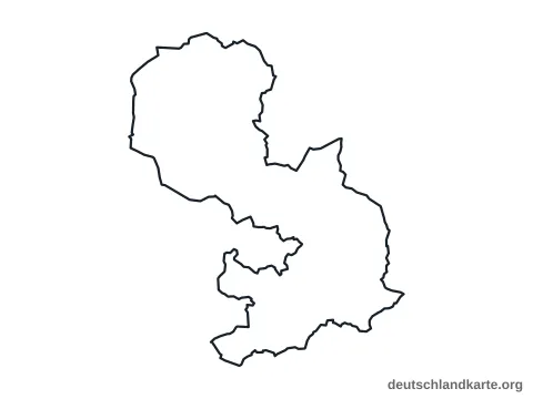 Vorschau: Umrisskarte vom Landkreis Osnabrück