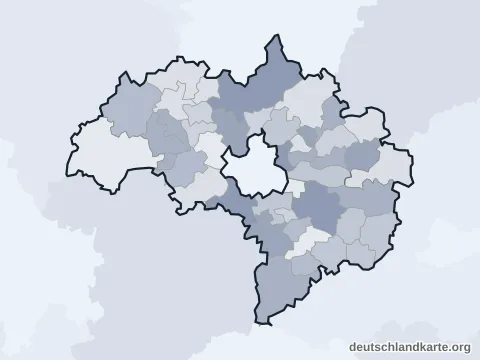 Vorschau: Verwaltungsgliederung vom Landkreis Regensburg