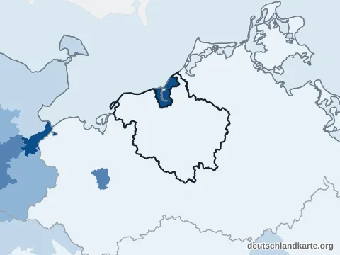 Vorschau: Bevölkerungsdichte vom Landkreis Rostock