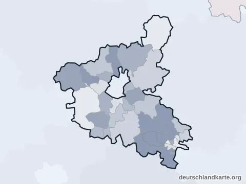 Vorschau: Verwaltungsgliederung vom Landkreis Schweinfurt
