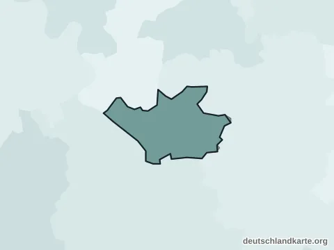 Vorschau: Ortskarte von der kreisfreien Stadt Leverkusen